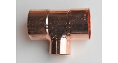 Copper end feed reducing tee (reducing on branch) 611R